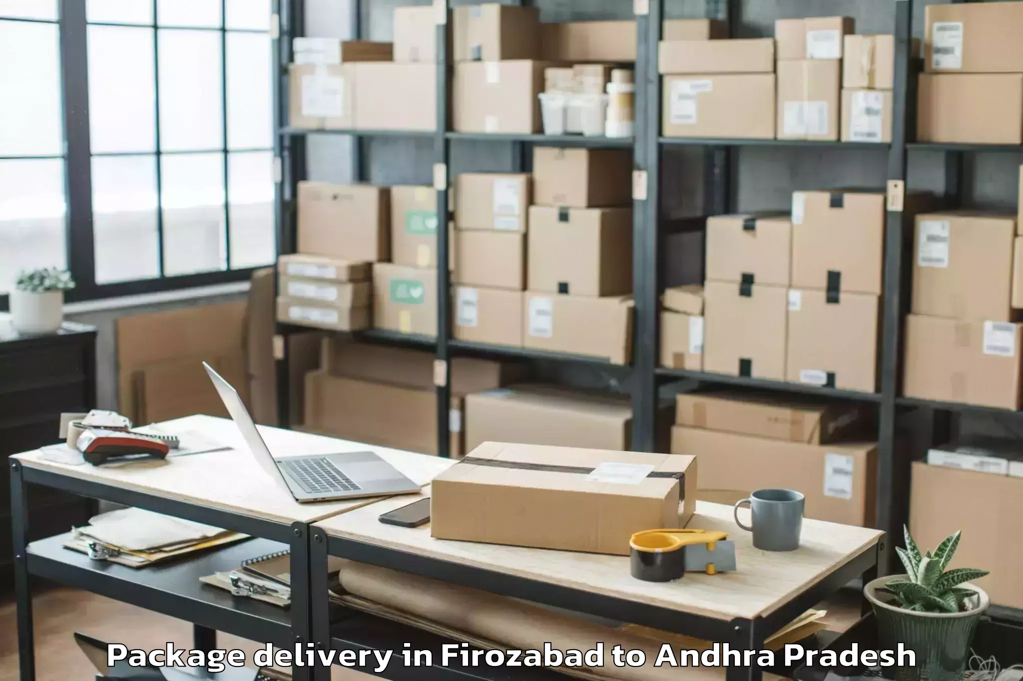 Reliable Firozabad to Koyyalagudem Package Delivery